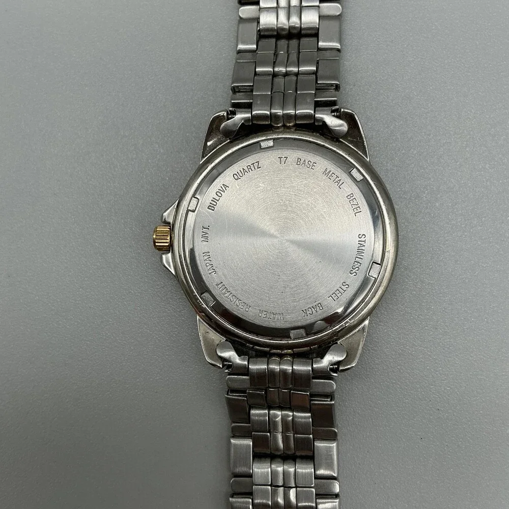 Caravelle By Bulova Mens Watch 37mm Two Tone 40C53 Non Running